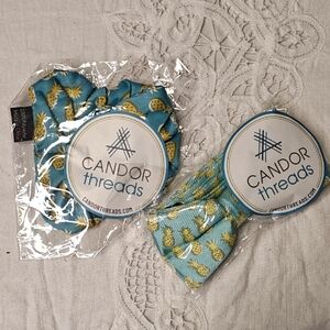 Candor Threads Pineapple Print Hair Accessories
